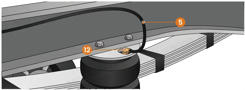 maXpeedingrods CHESIL 9906 VLC Air Spring Kit - fitting