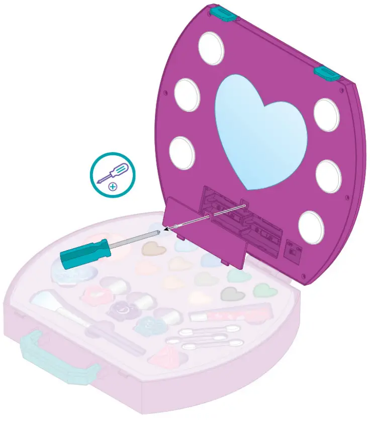 make it real 2508 Light Up Cosmetic Studio - feager