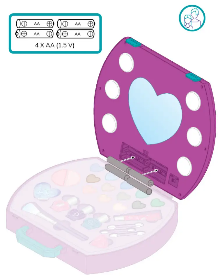 make it real 2508 Light Up Cosmetic Studio - feager1