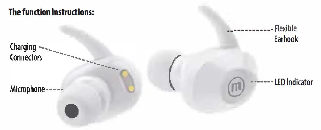 maxell TW185B Mini True Wireless Earbuds 2