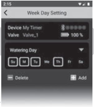 melnor 65128-AMZ 4 Zone Bluetooth Water Timer - Schedule “By Week Day”