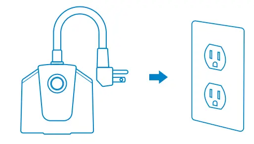 meross MSS630 Outdoor Smart Plug - home wifi