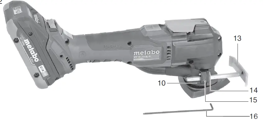 metabo MT 18 LTX BL Q SL Cordless Multi Tool Kit 2