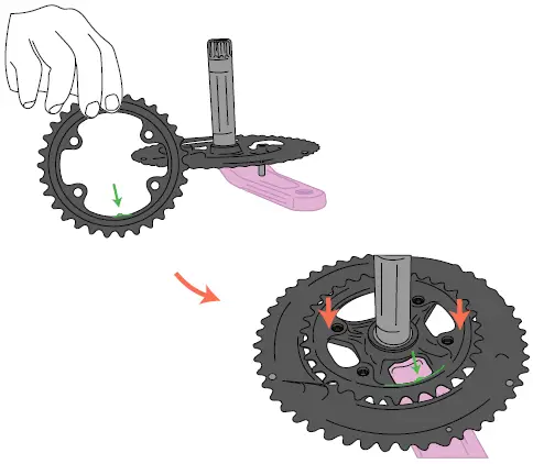 microSHIFT -VerFC002001 -Sword -1x 42T -Crankset- 11
