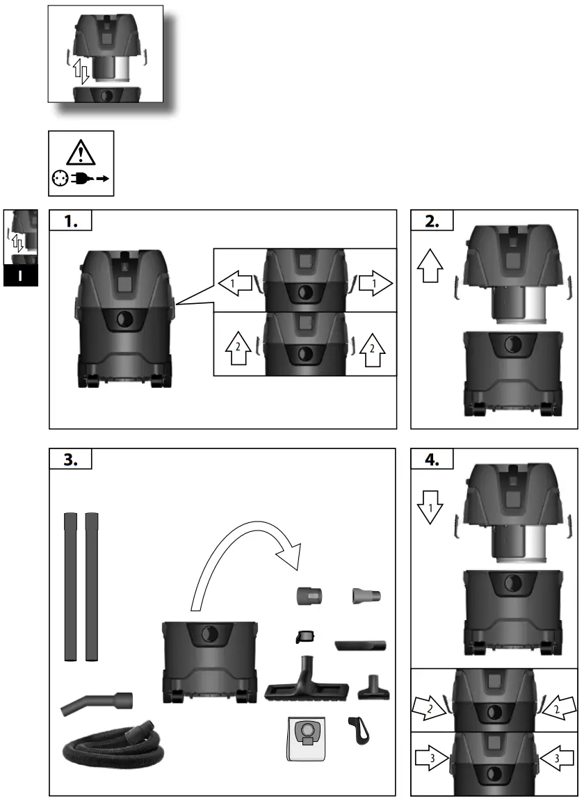 milwaukee AS 2-250 ELCP L-Class Dust Extractor - Figure 3