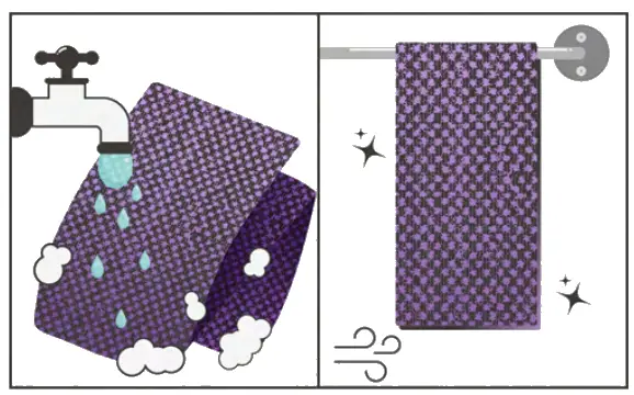 myHomeBody Extra Long Exfoliating Washcloth 4