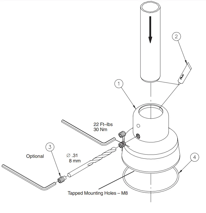 nVent HOFFMAN CS480 Swivel Base for Internal Mounting - Fig 3