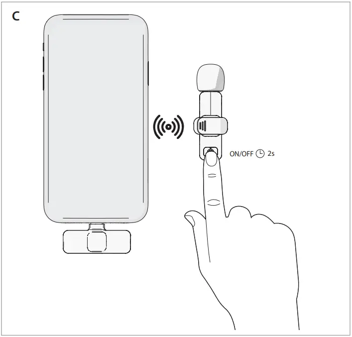 nedis MICW110BK Wireless Rechargeable Microphone - Fig 3