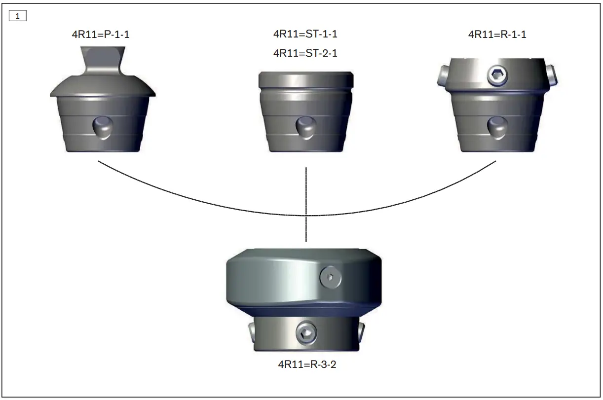 ottobock 4R11 Quickchange Adapter - Parts 1