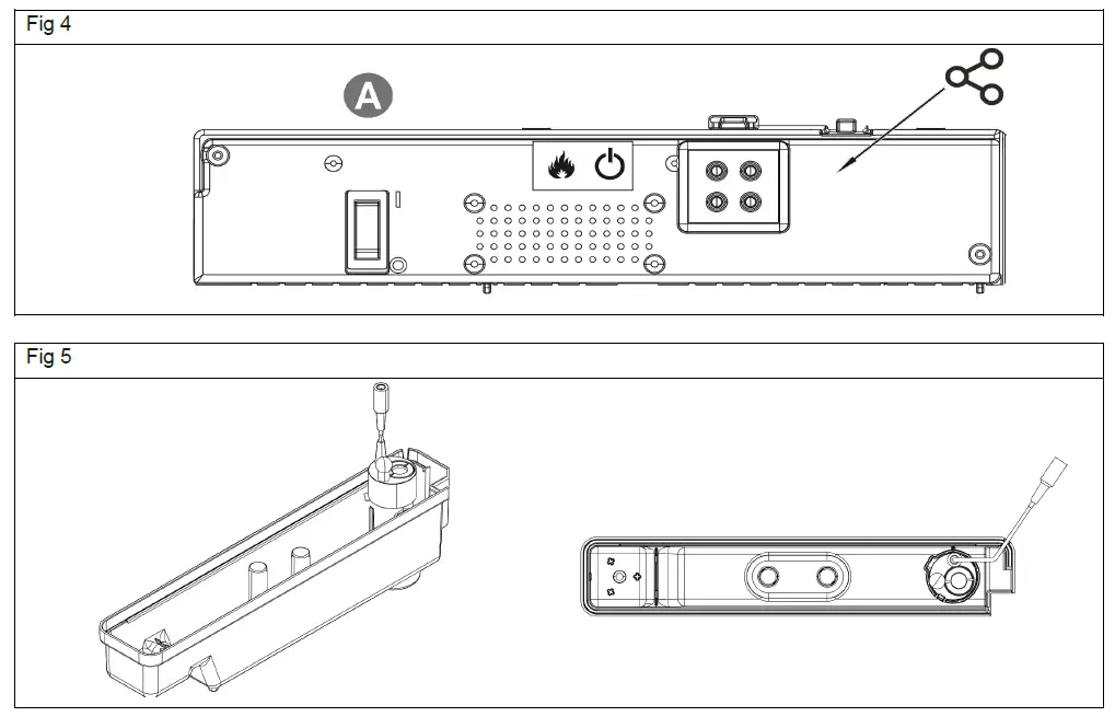 planika PK0019 Water Vapor Remote Control Fireplace 6