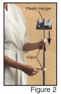 pole and push down