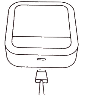 qingping CGP22C C02 and Temp and RH Monitor - Charging