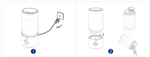 raydrop KC RD03A Cool Mist Humidifiers - Cling