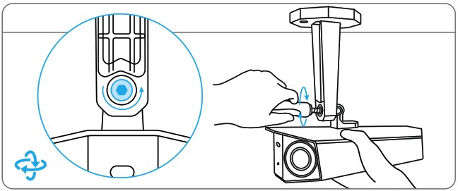 reolink P750 16MP PoE Outdoor Camera - Mount the Camera 5