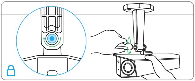 reolink P750 16MP PoE Outdoor Camera - Mount the Camera 6