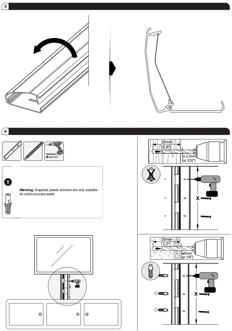 ricoo Z1110 Cable Duct with Folding Mechanism - Assembly 1