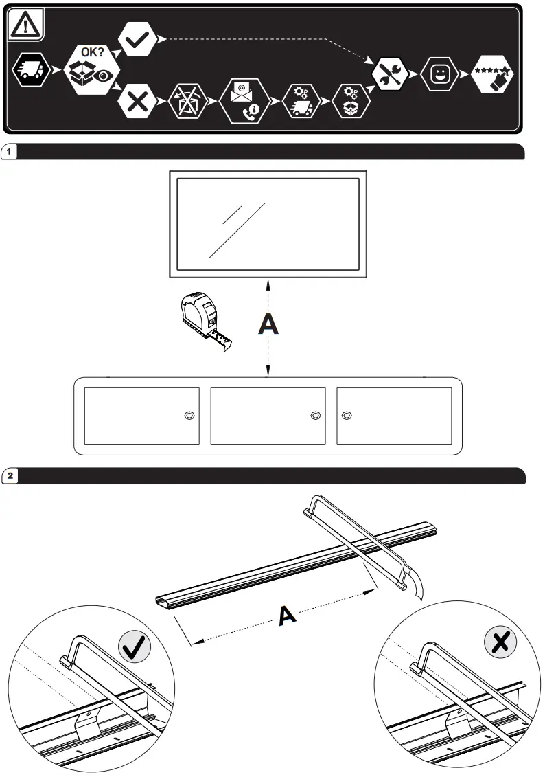 ricoo Z1110 Cable Duct with Folding Mechanism - Assembly