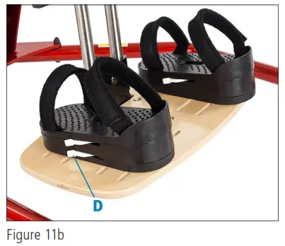rifton E930 Prone Stander - Figure 11b