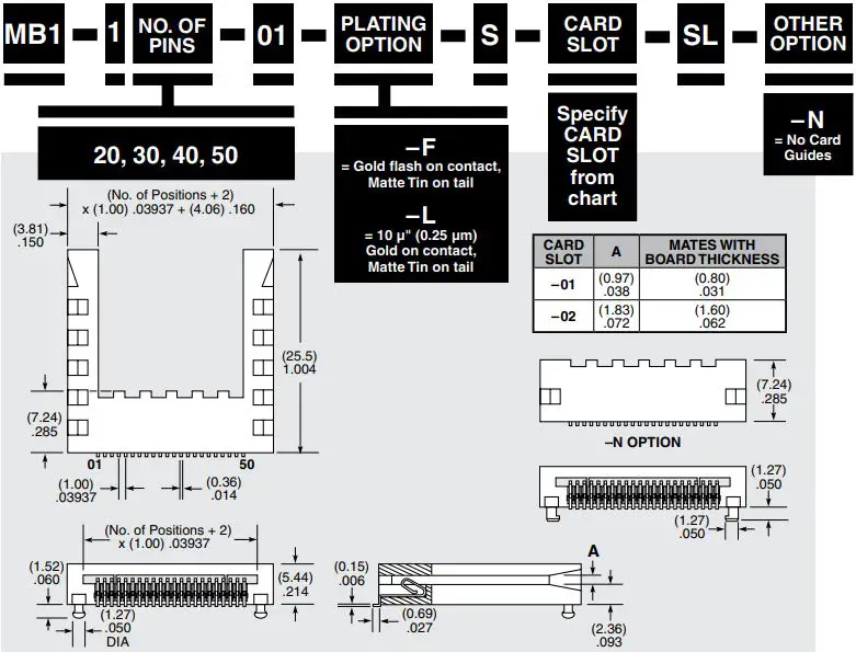 samtec-MB1-130-01-F-S-01-SL-Mini-Edge-Card-Socket-with-Guides-FIG-2