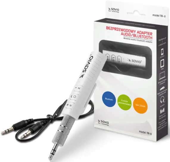 savio TR-11-W Wireless Audio Bluetooth Adapter