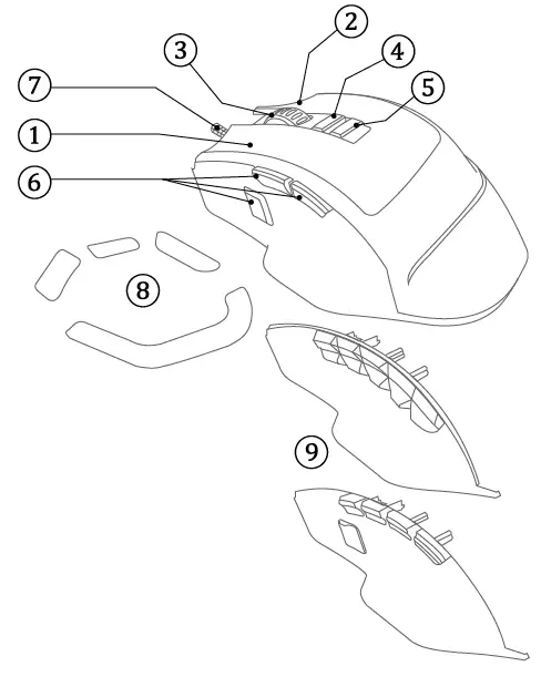 savio VALIANT Professional Gaming Mouse 1