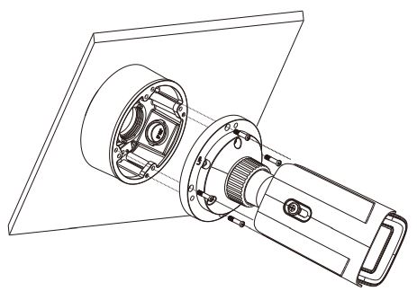 speco technologies O4iB2 4 Megapixel Network Outdoor Bullet Camera User Guide - Connect the cables and then install