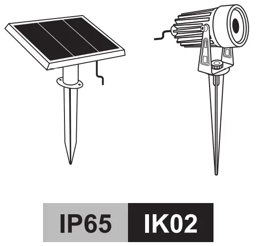 tecnolite 1SOLLED28DC LED Series Solar Light Stake