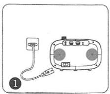 tekkiwear K3 LCD Projector User Manual - Plug the power cord into a outlet