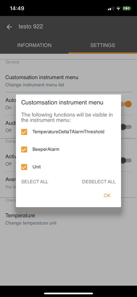 testo 545 Digital Lux Meter - Controls via testo Smart App 6