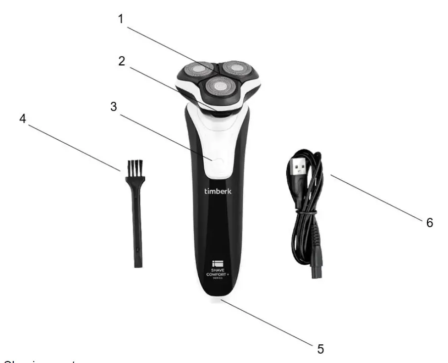 timberk T-SHR41LW Electric Shaver 2