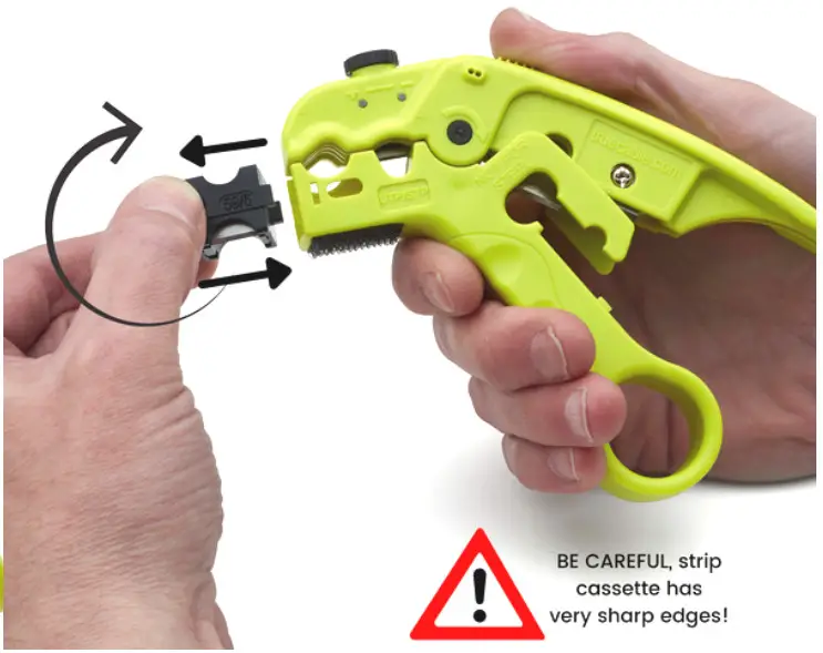 trueCABLE Wire Stripping and Cutting Tool - flip