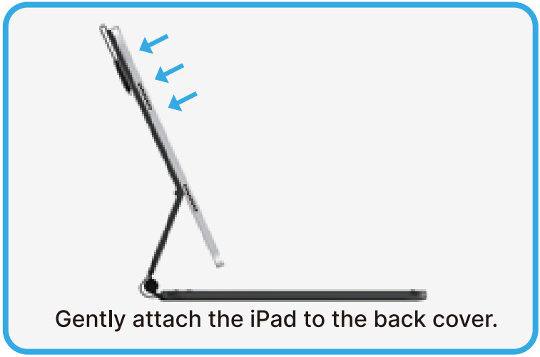 typecase ‎201T 12 9 Touch iPad Pro 12 9 2021 Case with Keyboard - Installation