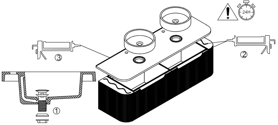 M3.vanity Top Installation