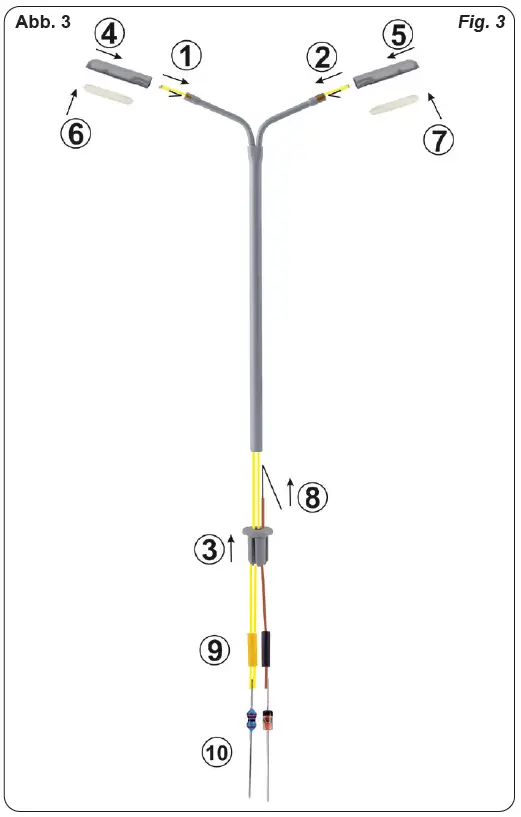 viessmann-TT-6923-Whip-Type-Lamp-Post-Double-Assembly-Kit-FIG-3