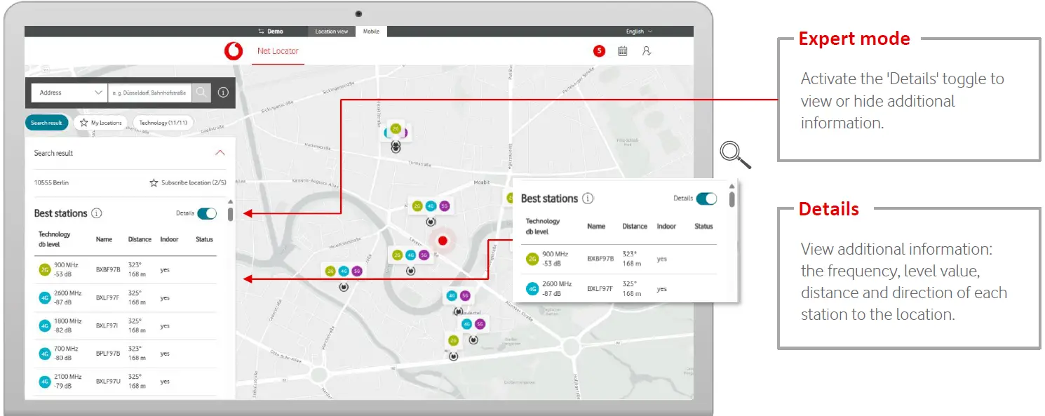 vodafone Net Locator Application 05