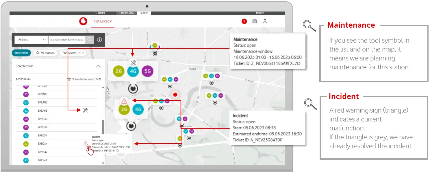 vodafone Net Locator Application 07
