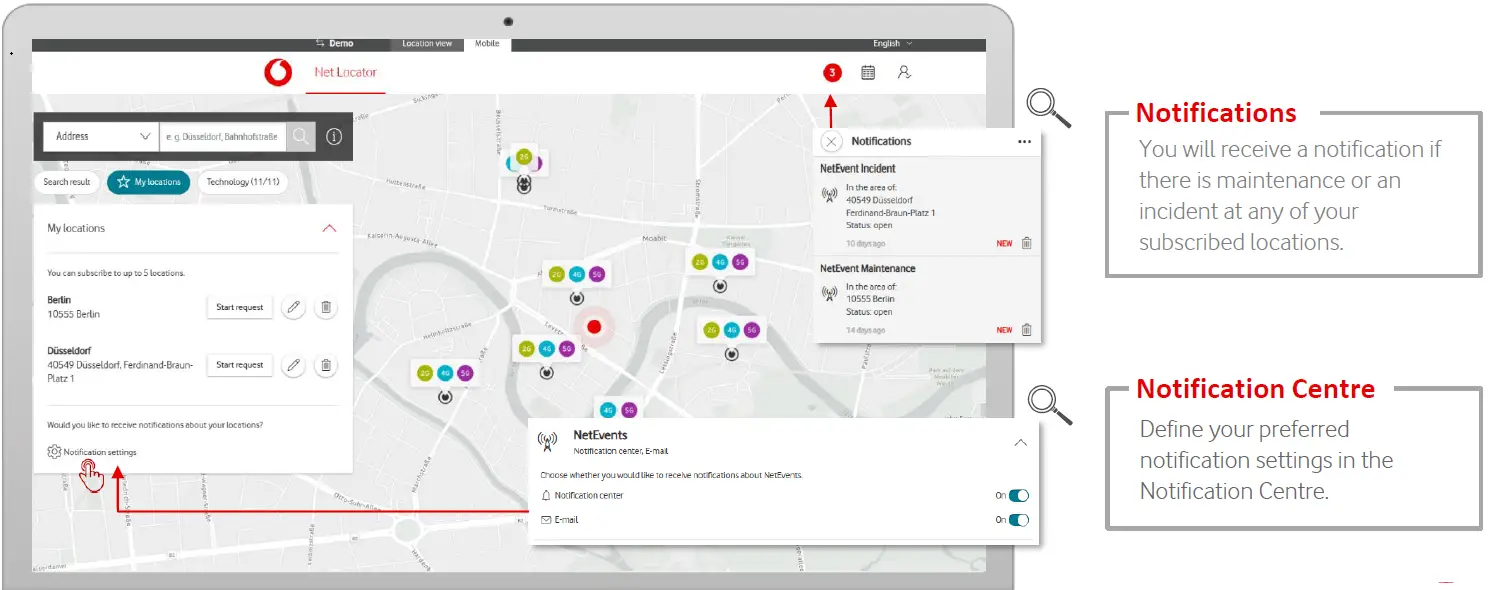 vodafone Net Locator Application 10