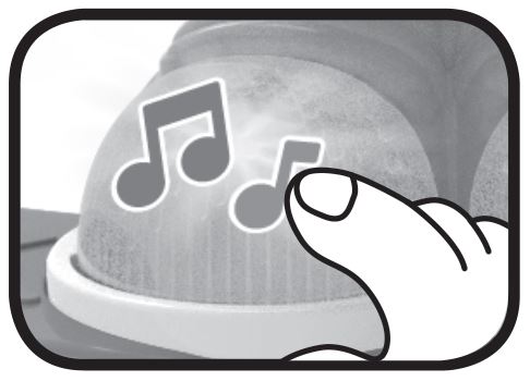 vtech 222 Skate Along Kitty - Music Button