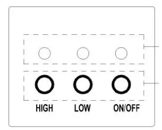 warmlite NDY-19CRI-E Chester Fireplace Suite - standby switch