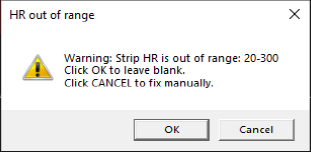warning range