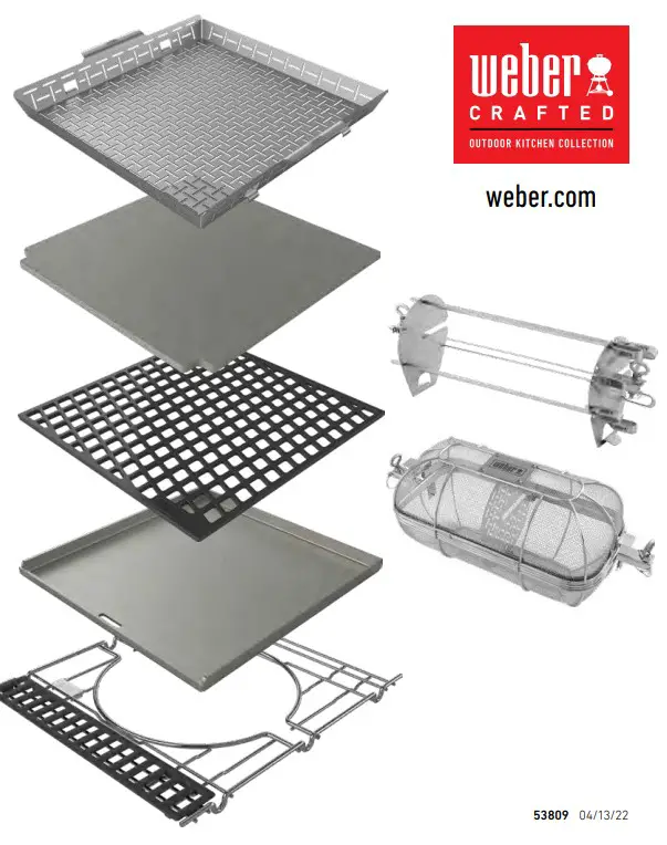 weber 7672 Crafted Flat Top Griddle - fig 4