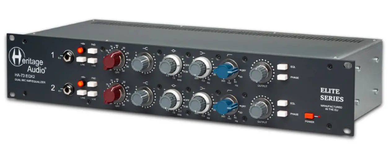 Heritage Audio HA-73 EQX2 Dual Channel Class A Microphone Preamp