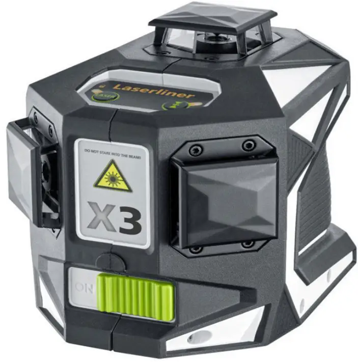 Laserliner X3-Laser Three Dimensional Laser with Three 360 Degree Laser Circles