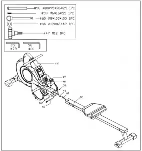 Magnetic Rowing part