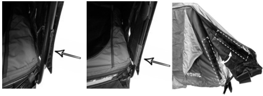 23ZERO Yowie Hardshell Roof Top Tent - Closing And Pack up 2