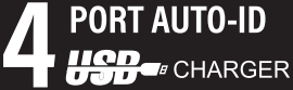 4 Port Auto ID USB Charger