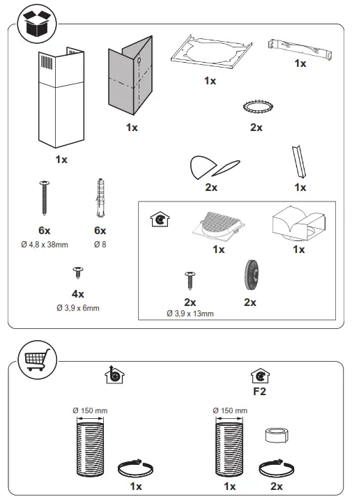 AEG DVE5971HG Range Hood - Figure3