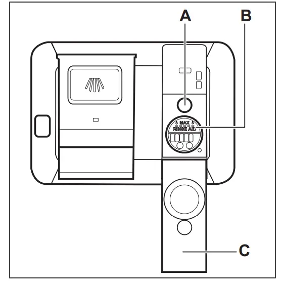 AEG GS60AIM Dishwasher - dispenser