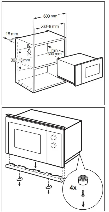 AEG MSB2057D B Microwave Oven - chapters