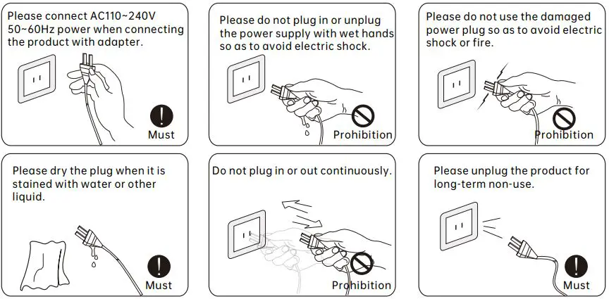 AIRQUALITY KJ400F-01A MESP Air Sterilizing Purifier User Manual - Safety Precautions